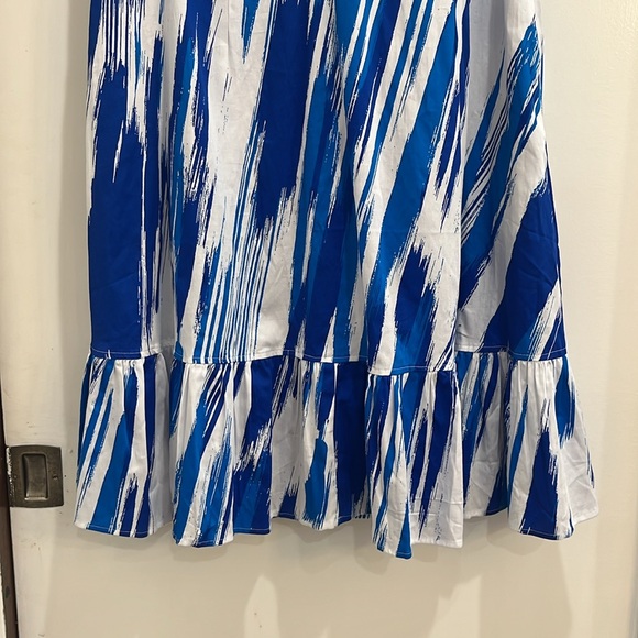 NWT NY& Co blue and white sleeveless sundress size XXL - Picture 6 of 12